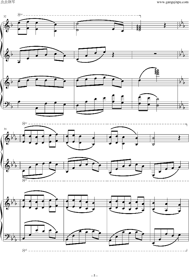 潘多拉之心插曲<<蕾西>>-双钢琴版（修改）