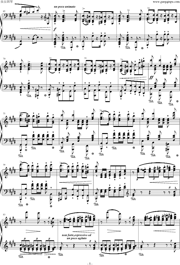 李斯特 西班牙狂想曲难度极高的炫技大作！