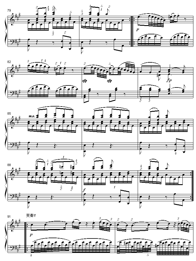 A大调钢琴奏鸣曲K331-寒风