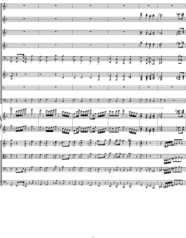 肖斯塔科维奇第二钢琴协奏曲第一乐章