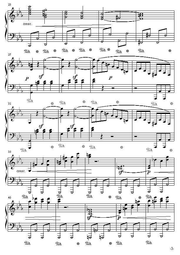 悲怆奏鸣曲第一乐章