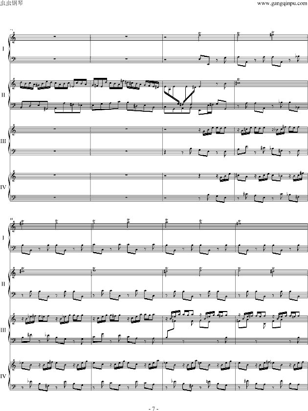 巴赫为四架钢琴写的钢琴协奏曲