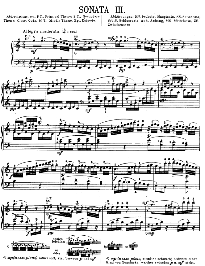 钢琴奏鸣曲 kv330