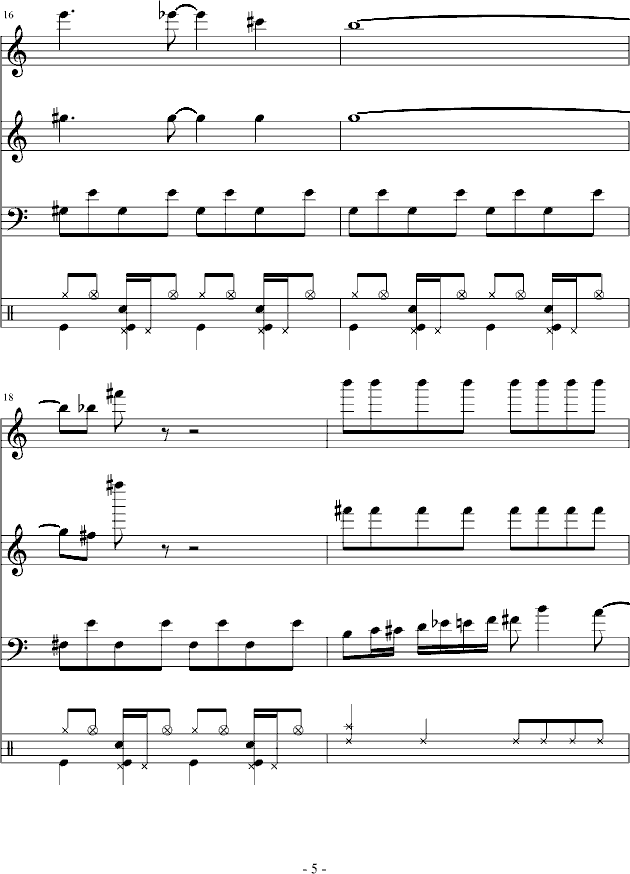 FC—洛克人Elecman（总谱）