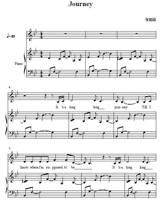 Journey - 弹唱版