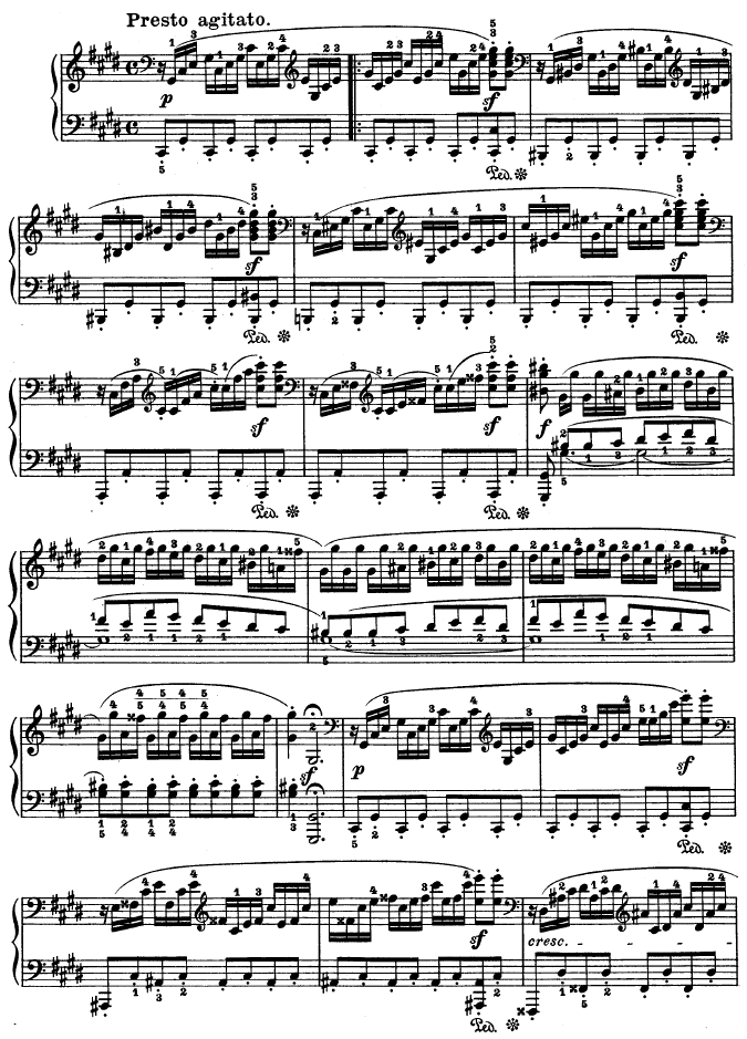 第十四钢琴奏鸣曲-月光曲-（Op.27 No.2）