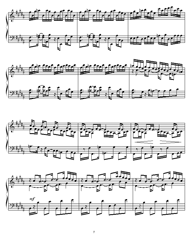 Etude in B Major -圣
