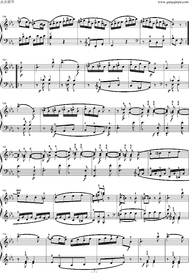 莫扎特第四钢琴奏鸣曲(K.282)