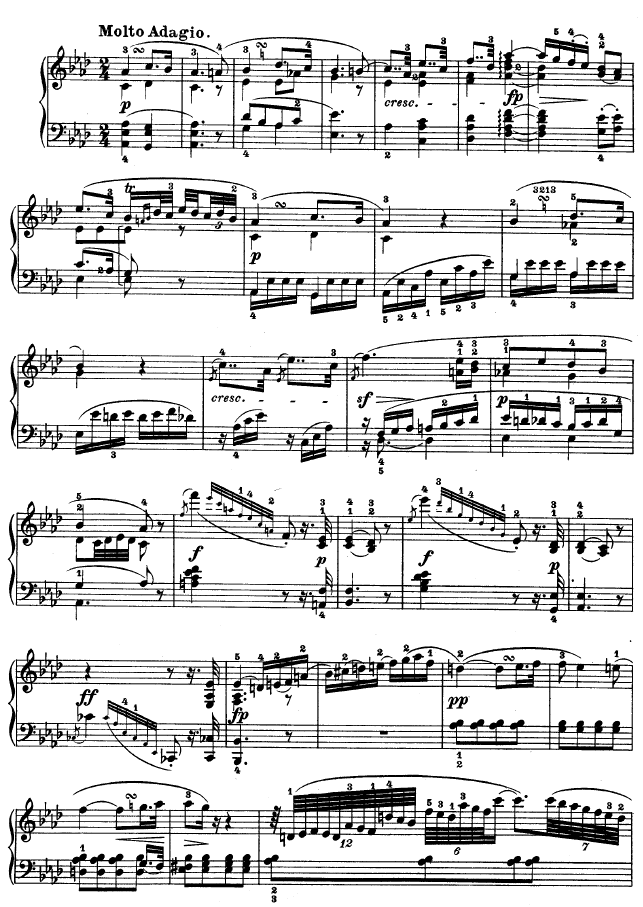 C小调第五钢琴奏鸣曲 - Op. 10—1
