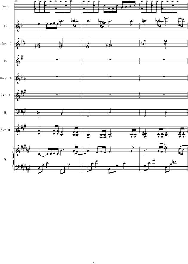 the dawn 亡灵序曲 总谱