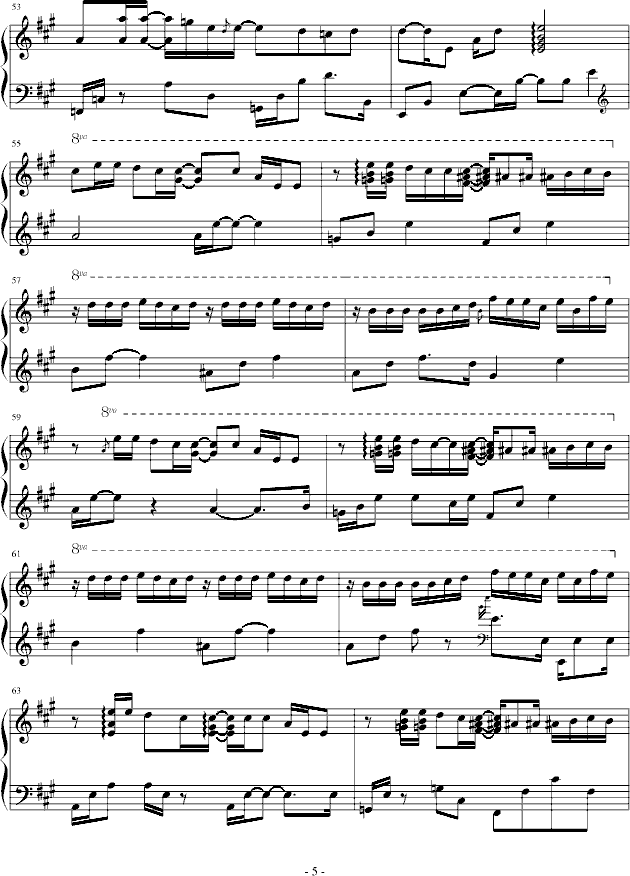 One more time, One more chance PIANO ver.