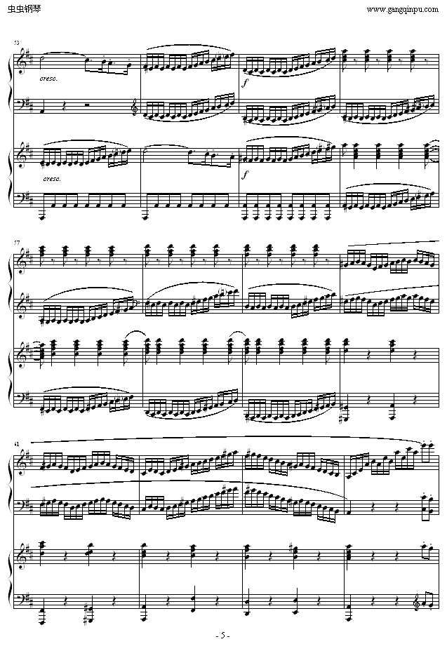 D大调双钢琴奏鸣曲K448第一乐章