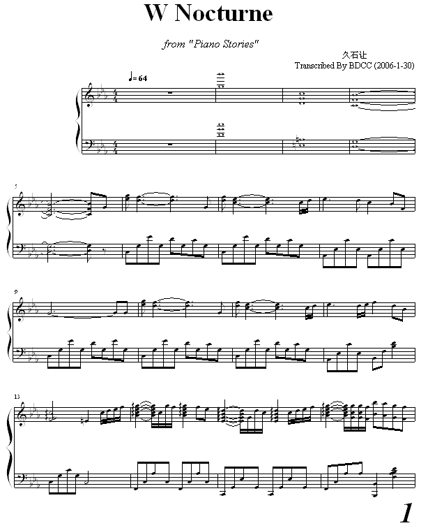 W Nocturne
