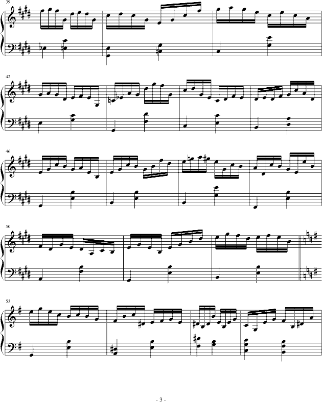 E大调回旋曲
