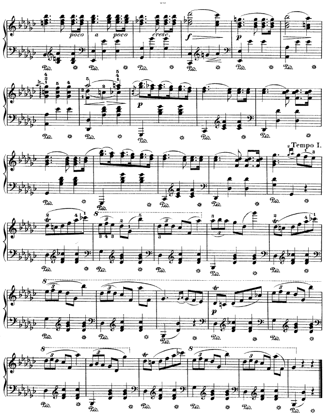 降G大调圆舞曲作品70 NO.1