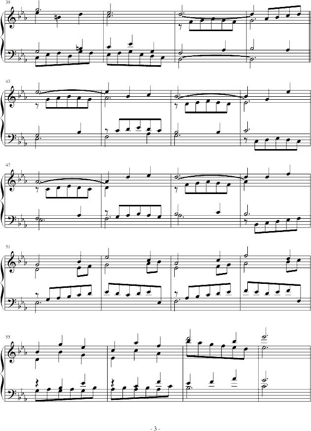 四声部短曲