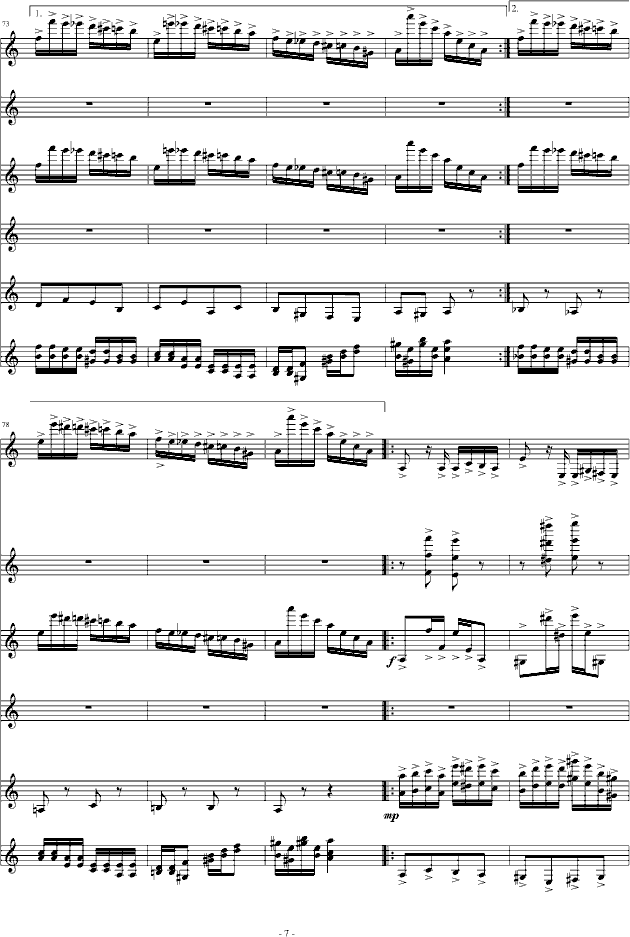 my Edition of Paganinis theme