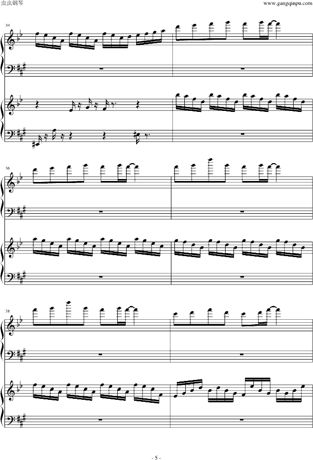 诗意鸣奏曲 四手联弹