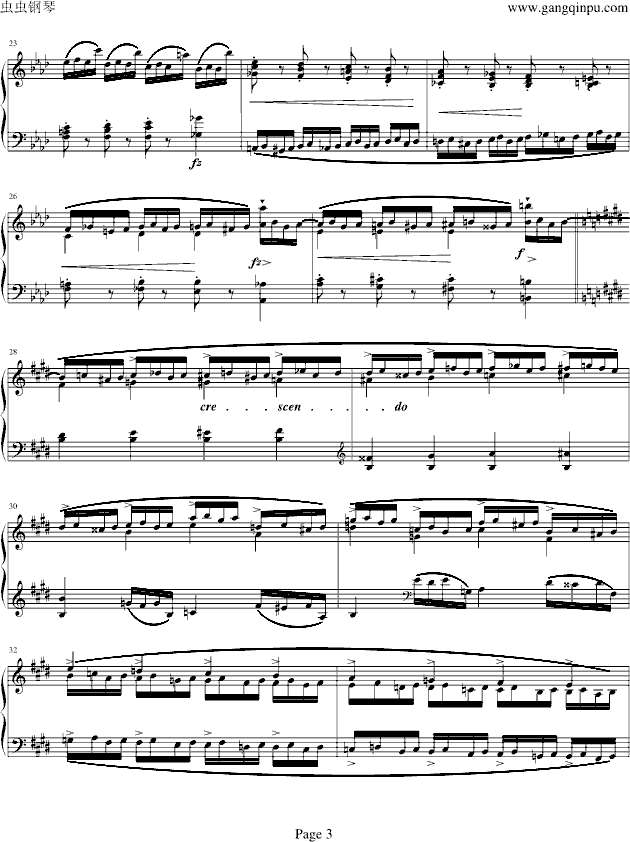 肖邦练习曲op10.4