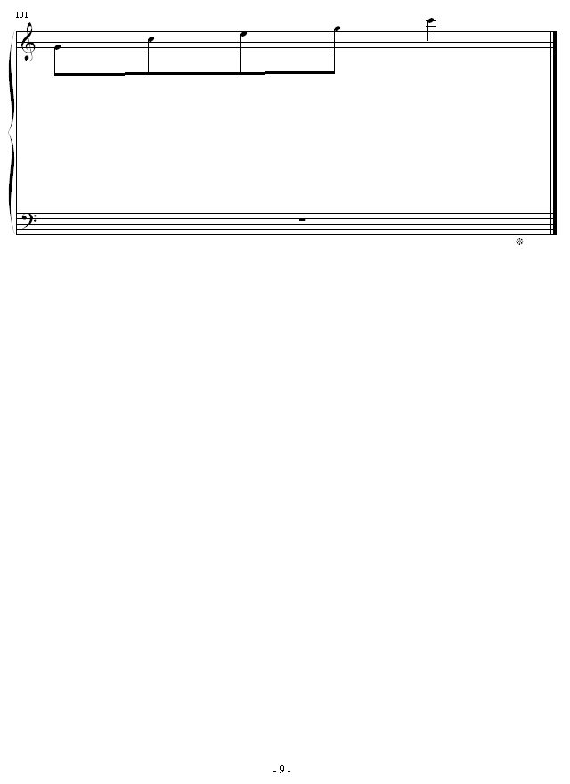 夜之歌-（总谱）