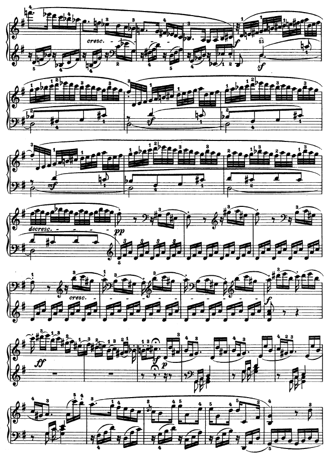 G大调第十钢琴奏鸣曲　Op. 14 No--2