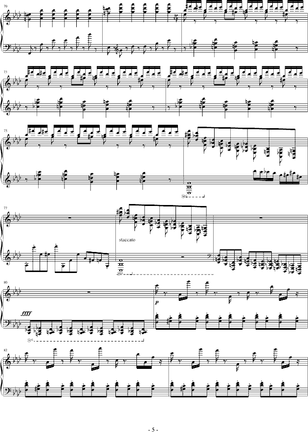 24首前奏曲之6