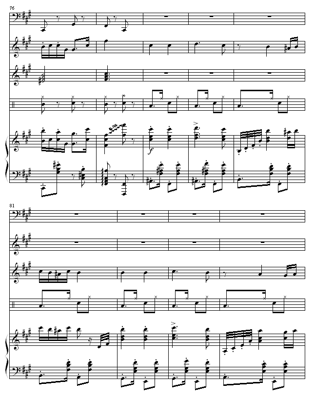 匈牙利舞曲5-(改编，有乐队）