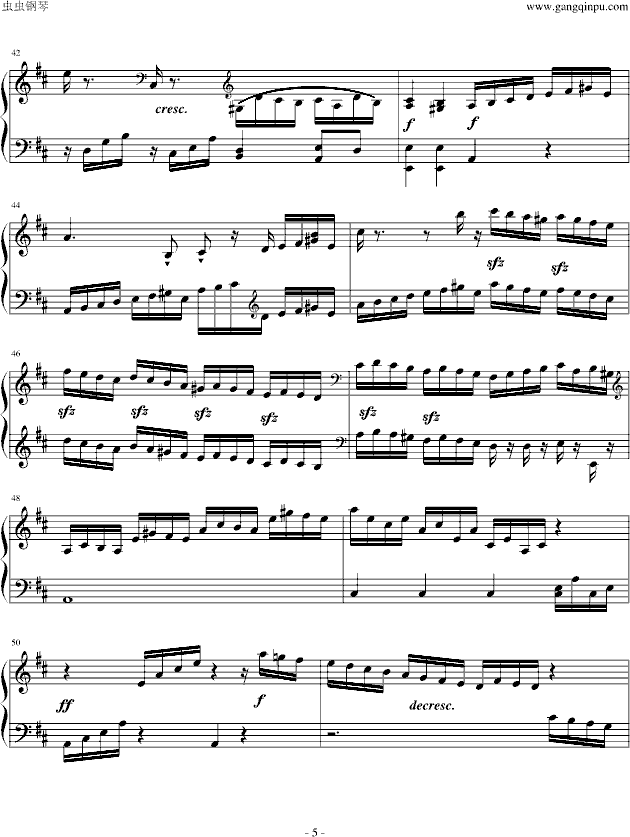 D大调奏鸣曲