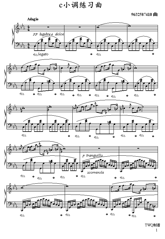 c小调练习曲