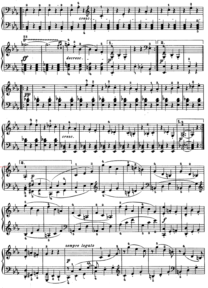 第十三钢琴奏鸣曲-（Op.27 No.1）