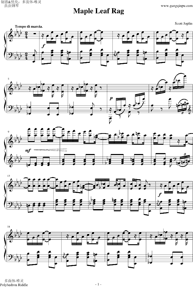 Maple Leaf Rag