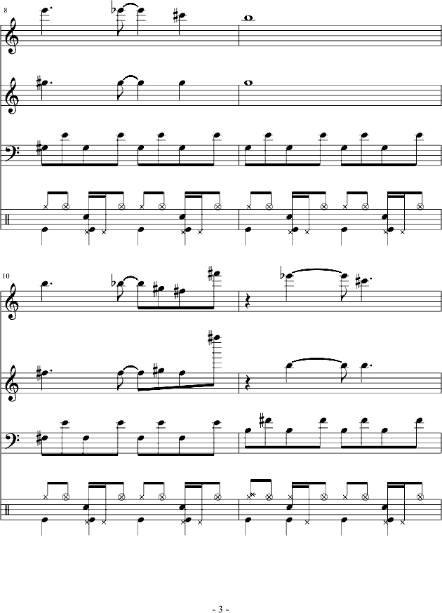 FC—洛克人Elecman（总谱）
