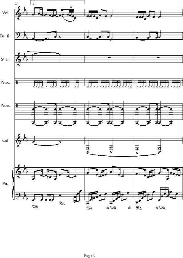 Can You Feel My World　（总谱版）