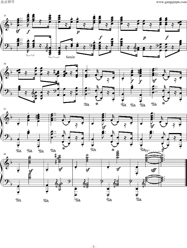 Etude in D minor