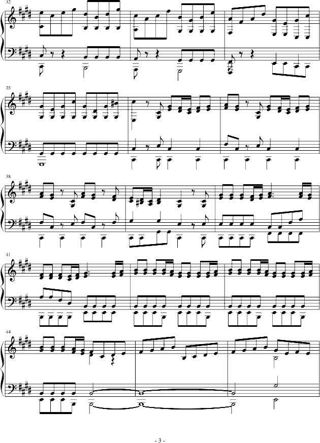 春季交响曲Piano