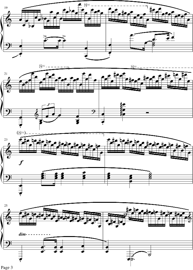 肖邦冬风练习曲