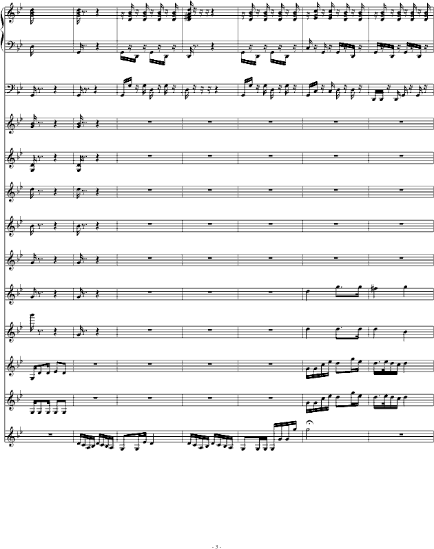青春舞曲（学校常用的器乐合奏版）