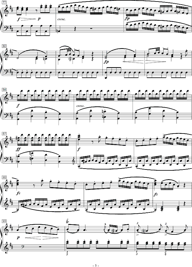 莫扎特D大调钢琴奏鸣曲K.284