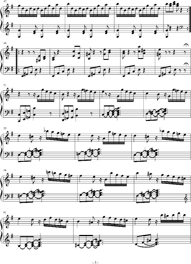 e小调奏鸣曲第一乐章