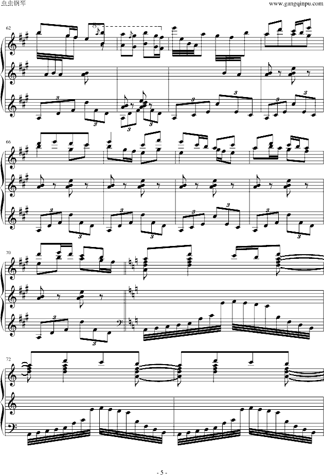 彼得鲁什卡的俄罗斯舞曲 号称最难的钢琴曲之一