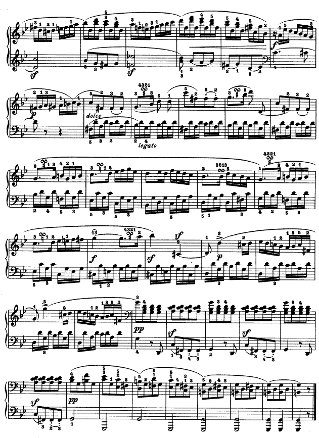 第十九钢琴奏鸣曲-（Op.49 No.1）