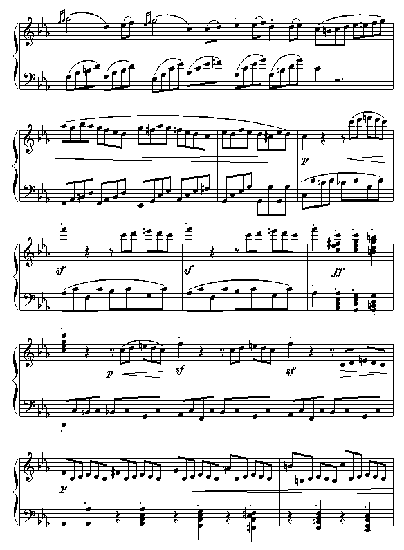 悲怆奏鸣曲第三乐章
