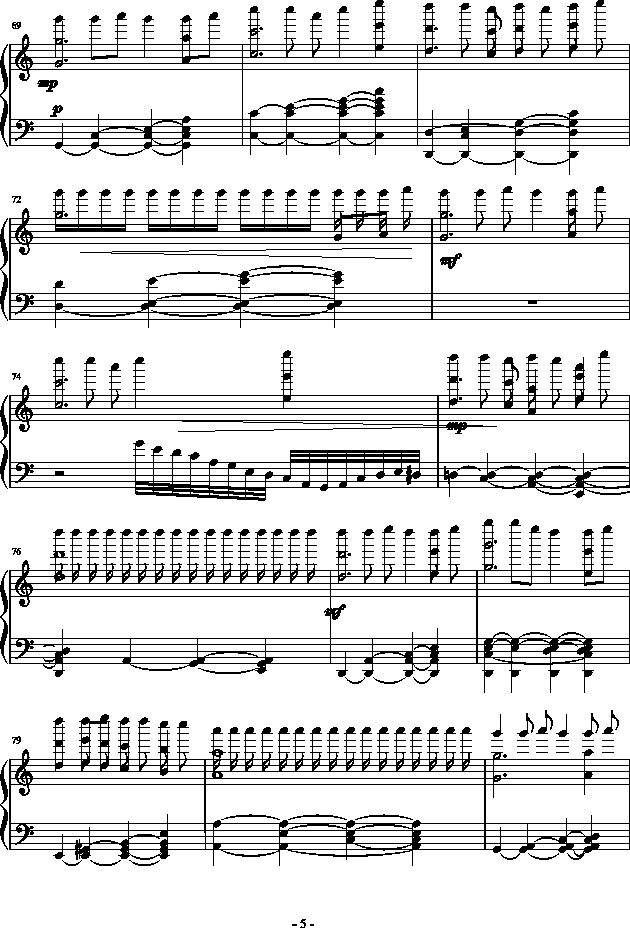 武侠小调主题狂想曲（总谱）