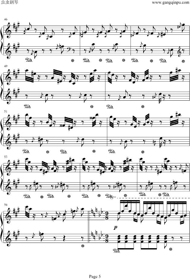 李斯特音乐会练习曲之二(侏儒之舞)