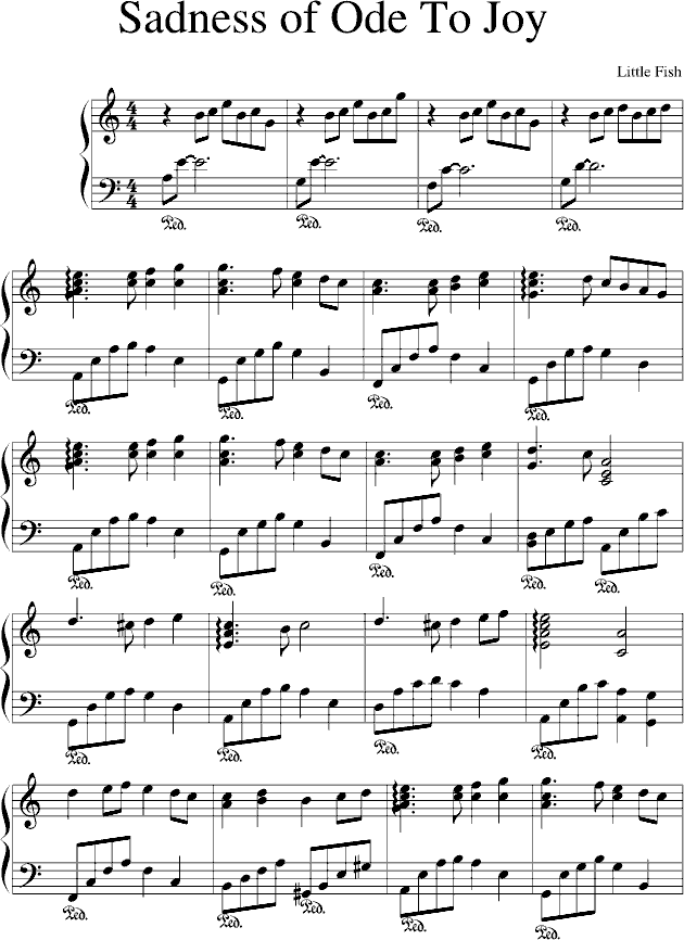 Sadness of Ode To Joy