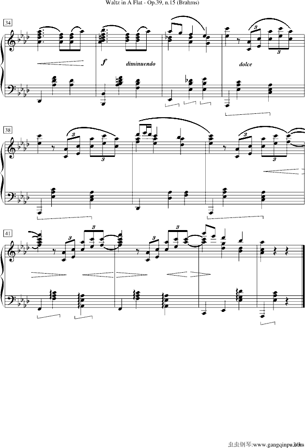 Waltz in A Flat （降A大调圆舞曲）