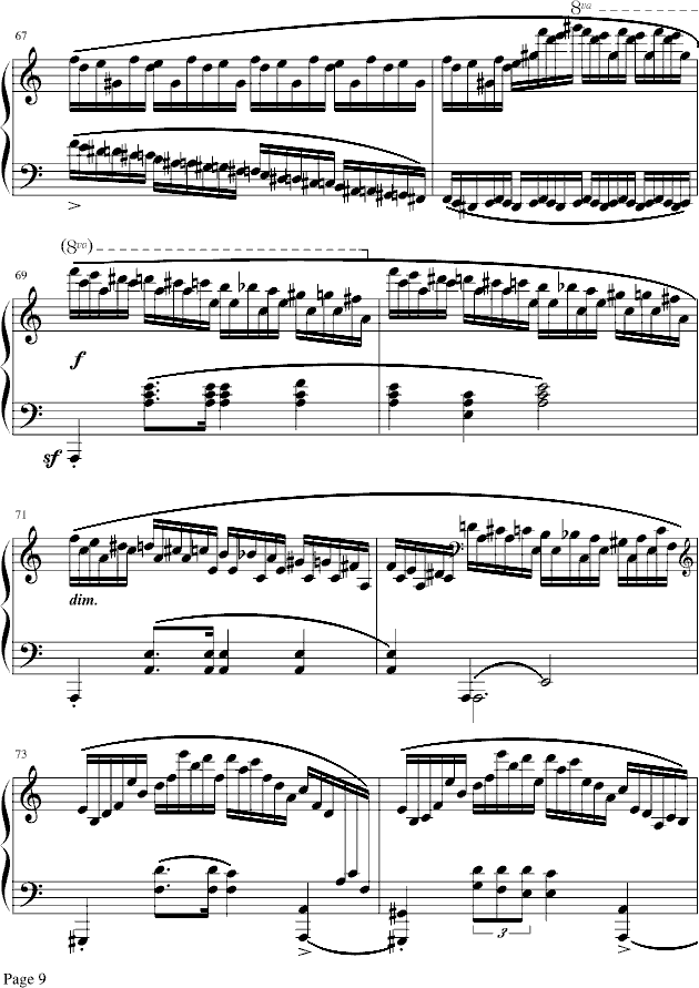 肖邦冬风练习曲