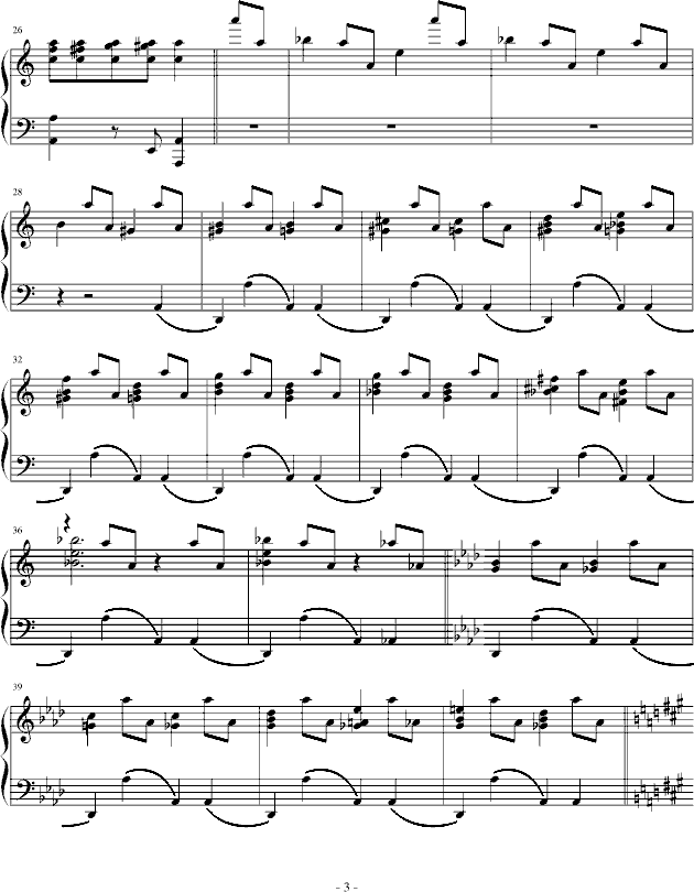 第二钢琴奏鸣曲 第二乐章