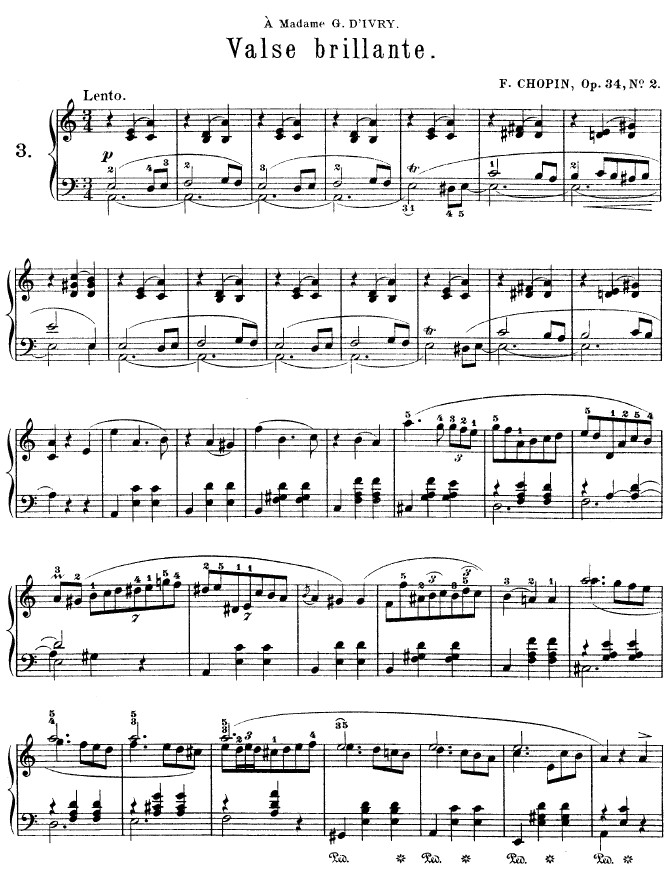a小调圆舞曲作品34-2号