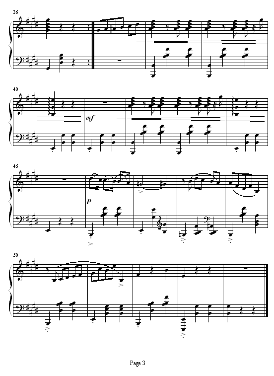 E大调圆舞曲作品Op.55 No.1
